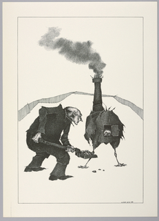 Print, Plate 23, X, Très Admirable Bestiaire Fantastique (Very Admirable Fantastic Bestiary)