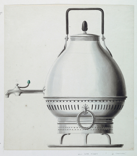 Drawing, Design for an Urn on a Stand
