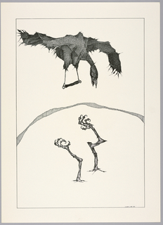 Print, Plate 5, VIII, Très Admirable Bestiaire Fantastique (Very Admirable Fantastic Bestiary)