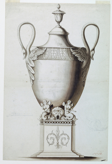 Drawing, Design for a Coffee Urn