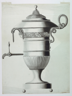 Drawing, Design for a Coffee Urn