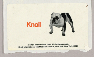 Sticker, Knoll bulldog