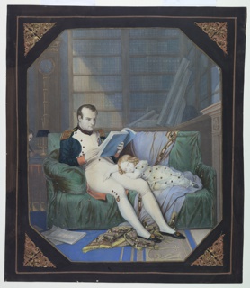 Print, "Tinsel Picture": Napoleon in His Study