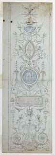 Drawing, Design for a Painted Panel