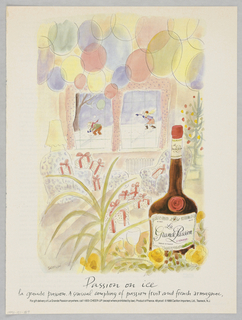 Advertisement, Restaurant Bellevues: Font Fork