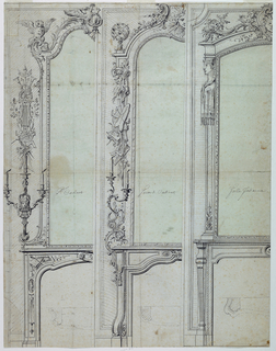 Drawing, Designs for a Mantelpieces