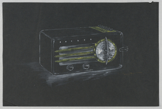 Drawing, Design for a Radio