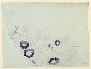 Drawing, Design for the Embroidery of a Man's Waistcoat