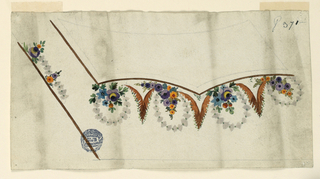 Drawing, Design for a Waistcoat