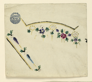 Drawing, Design for a Waistcoat