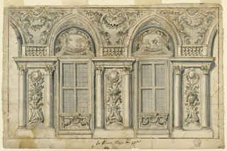 Drawing, Elevation of a Wall