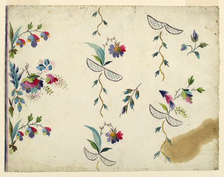 Drawing, Design for a Waistcoat