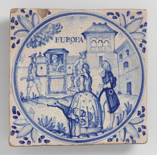Allegories of the Four Continents Tiles