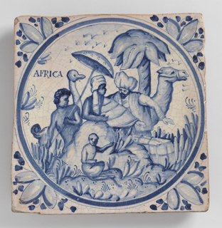 Allegories of the Four Continents Tiles