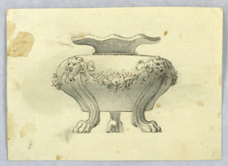 Drawing, Design for a Vase