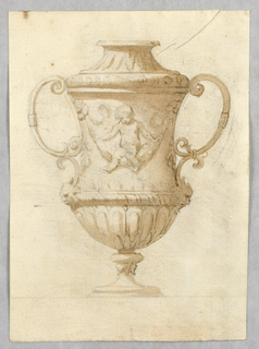 Drawing, Design for a Vase
