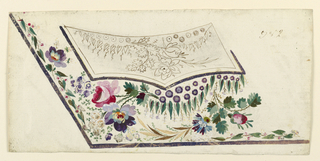 Drawing, Design for the Embroidery of a Man's Waistcoat
