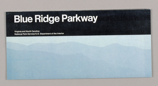Map, Map for National Parks Service: Blue Ridge Parkway
