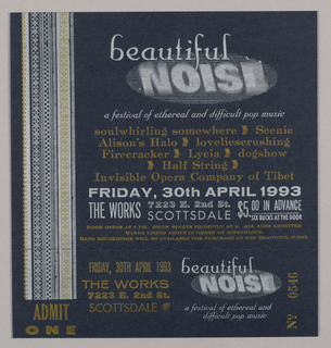 Flyer, Beautiful Noise
