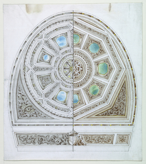 Drawing, Alternate Ceiling Designs for the Teatro Comunale di Imola