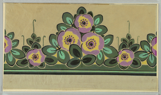 Drawing, Design for a Floral Border