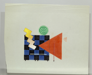 Drawing, Screen Design:  "Early Warning System," Front Side