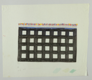 Drawing, Screen Design:  possibly "Global Dice"