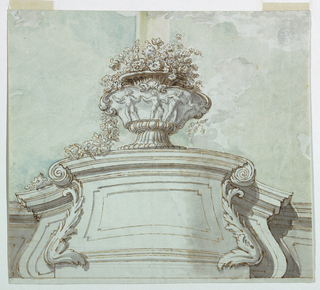 Drawing, Central Panel for a Ceiling