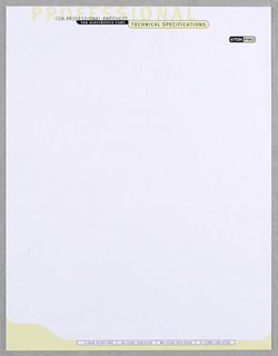 Letterhead, TDK PRO Division