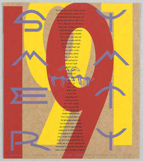 Print/ephemera, "SOS: Art is Harmony": Su