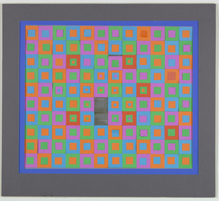 Collage, Two-Dimensional Color Contrast Chart