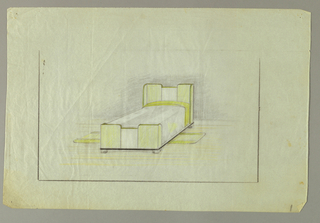 Drawing, Design for Daybed