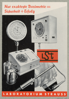 Brochure, Nur exakteste Dosimetrie=Sicherheit + Erfolg, Laboratorium Strauss