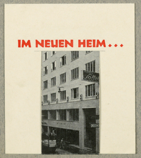 Business Card, Im Neuen Heim...Ilde John-Leeb, Wien