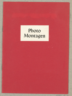 Brochure, Photo Montagen [Photomontage]