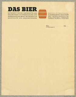 Letterhead, Das Bier, Wien