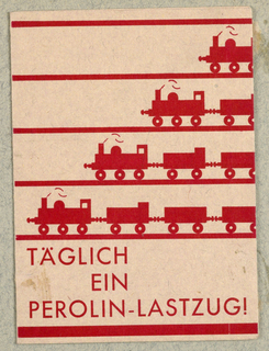 Brochure, Täglich ein Perolin-Lastzug!