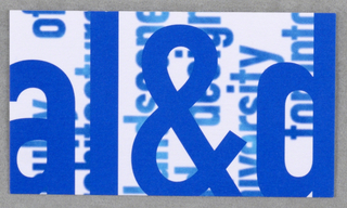 Business Card, Business Card for Faculty of Architecture Landscape and Design, University of Toronto