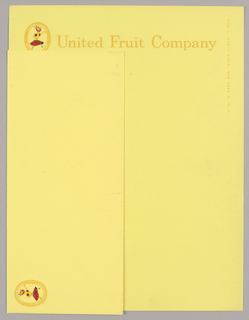 Envelope, United Fruit Company, New York