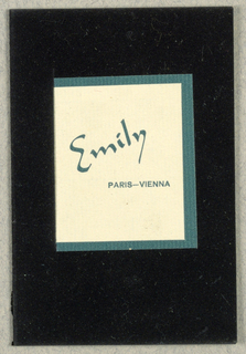 Business Card, Emily - Paris - Vienna