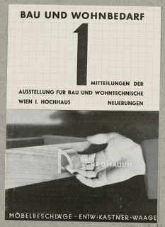 Brochure, Bau und Wohnbedarf 1/Chromalium