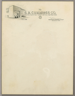 Drawing, Design for Letterhead: G.