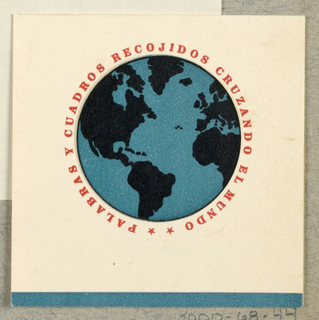 Business Card, Palabras y Cuadros Recojidos Cruzando El Mundo [Word and Picture Throughout the World], Lonka de Bekker