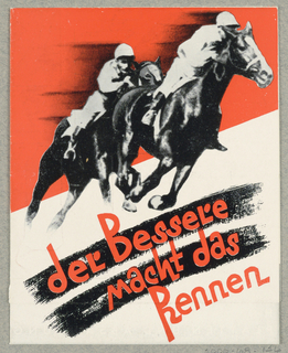 Brochure, Der Bessele macht das Rennen - Hoffman Bugelmaschinen Gesellschaft M.B.H., Wien