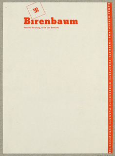 Letterhead, Birenbaum