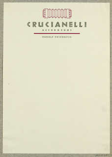 Letterhead, Crucianelli