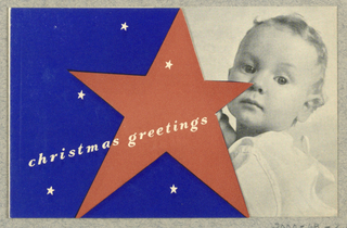 Greeting Card, Christmas Greetings from the Women's Committee for Peace and Democracy
