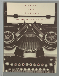 Book Cover, Words and Shadows