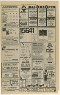 Advertisement, Memphis (Condominiums):  New York Times Advertisement