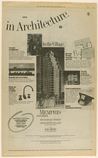 Advertisement, Memphis (Condominiums):  New York Times Advertisement